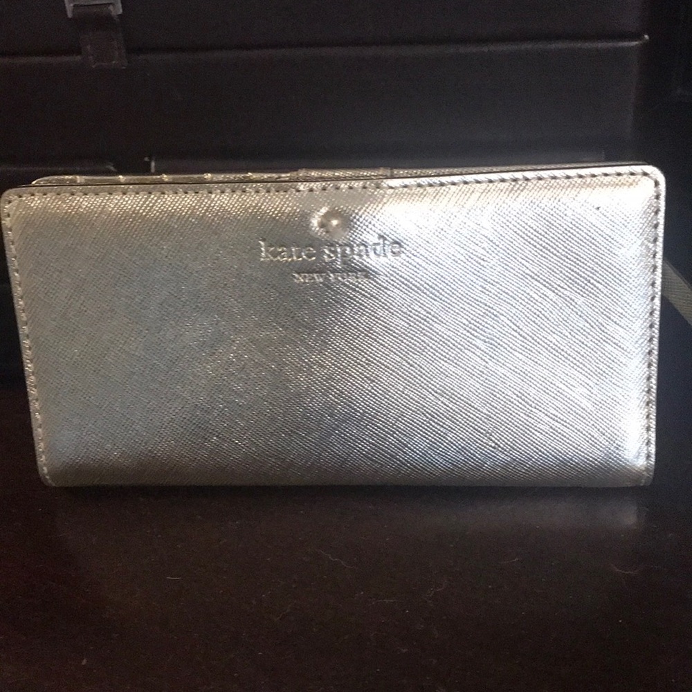 Gold Kate Spade wallet